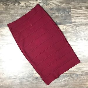 BCBG Bandage midi skirt